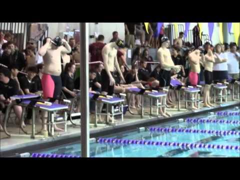Video of Gunnar wins 100 yd back in WY 4A Boys State Championships 2/27/2016