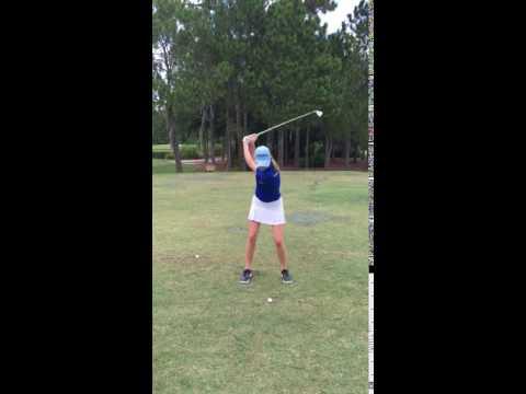 Video of 7 iron, 140 yards (Angle 2)