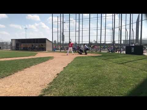 Video of Zach Kanatzar’s baseball swing in slow motion