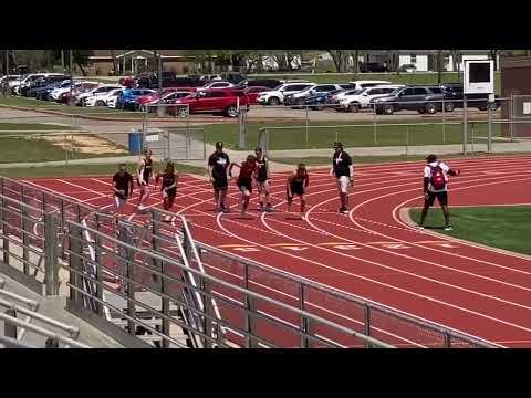 Video of 10.64 100m dash @ Hitchcock High School 