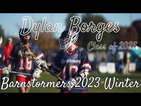Video of Dylan Borges (Class of 2025 Attack) - 2023 Winter Club Select lacrosse Highlights