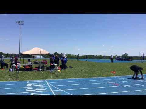 Video of Justin's 400m Run at Sectional Track Meet 1st Place