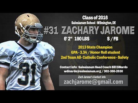 Video of Zach Jarome 2014 Junior Year Highlights 