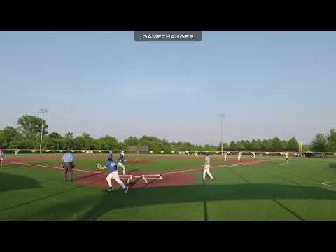 Video of Outfield play that kept runner from scoring from second