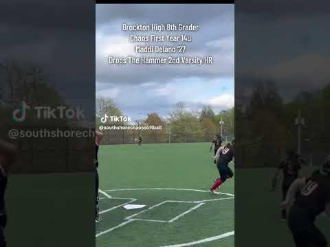 Video of Madison DeLano Brockton HS 27' HR vs Durfee HS
