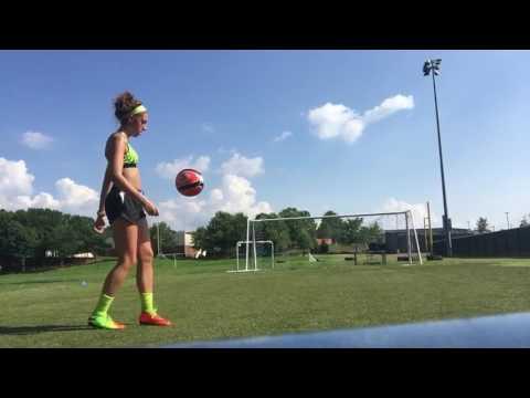 Video of Soccer camp at UGA not enough Grace Long, Class of 2019, Centennial High School, Roswell Ga practicing her sport