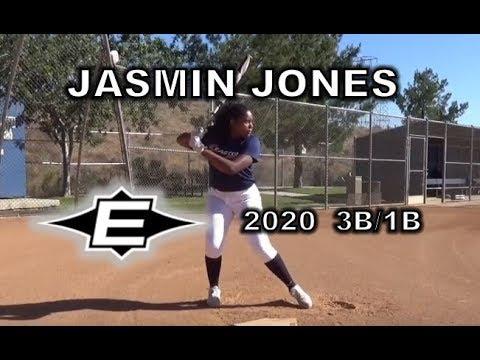 Video of 2020 Jasmin Jones Third Base and First Base Softball Skills Video