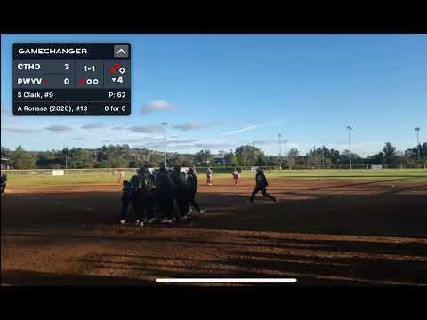 Video of 2024 Poway Varsity 3Run HR