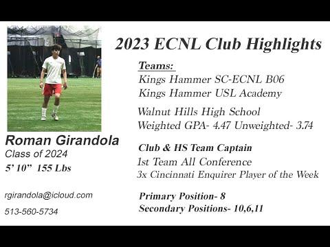 Video of ECNL Club Highlights
