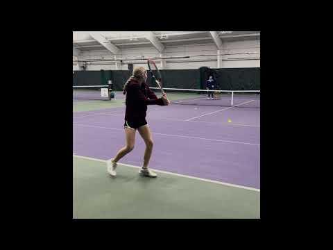 Video of Anna Houpt-Tennis 23/24-Class of 2026