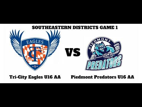 Video of Tri-City Eagles U16 AA @ Piedmont Predators U16 AA Southeastern Districts Game 1 