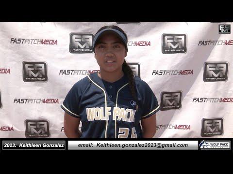 Video of 2023 Keithleen "KG" Gonzalez 4.0 GPA Athletic SS & Outfielder Softball Skills Video - Lady Wolfpack
