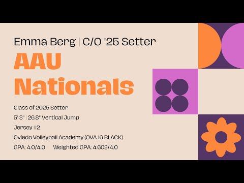 Video of AAU Nationals/ 16 OPEN