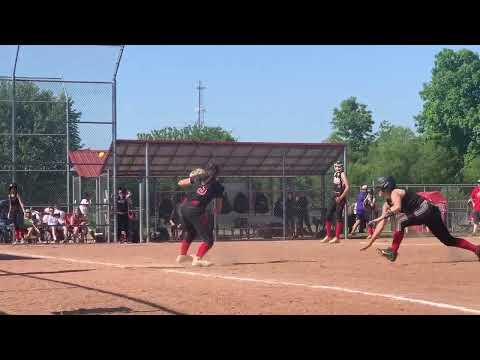 Video of Amanda Lynn Adkins Softball Throw Downs