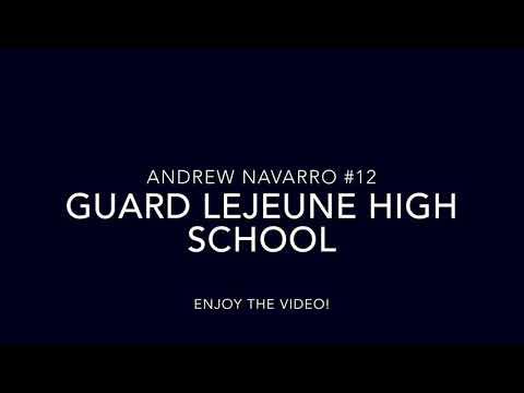 Video of  Andrew Navarro’s Highlights #2 (Lejeune High School VS North Duplin High School)
