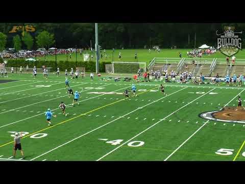 Video of Kyle Leger - Defense - Blue Helmet - Black Jersey-#44 - Gorilla Lacrosse 2022 - Bulldawg Brawl 2021