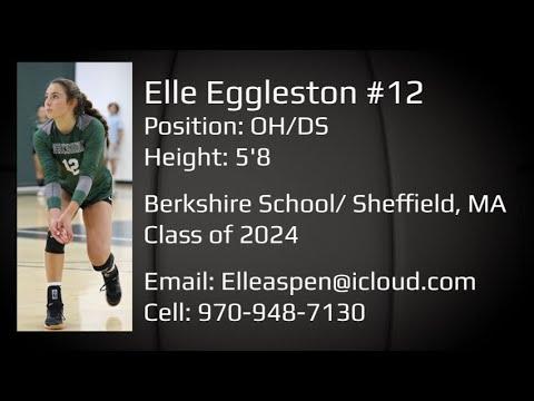 Video of ELLE EGGLESTON Varsity Volleyball Highlights Season 2022