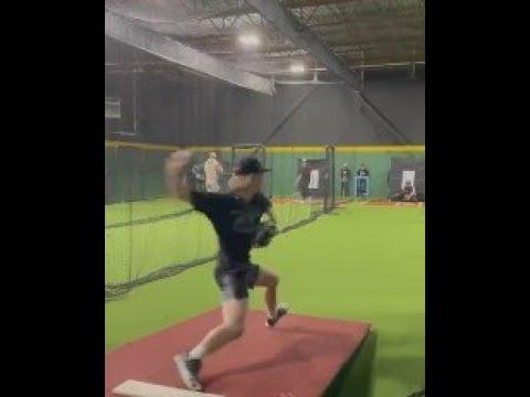 Video of Pitching 2023 Pre-Season - Alex Hughes