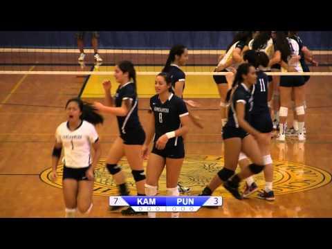 Video of 2015 Girls Volleyball: Punahou vs. Kamehameha (September 29, 2015) - Shiloh Peleras #10 Blue