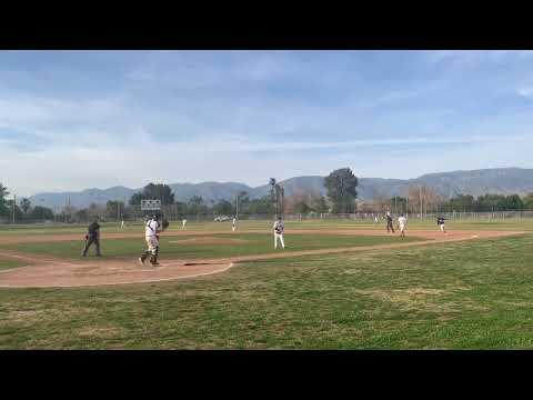 Video of Pitching, 4 hit shutout, complete game 3/5/2020