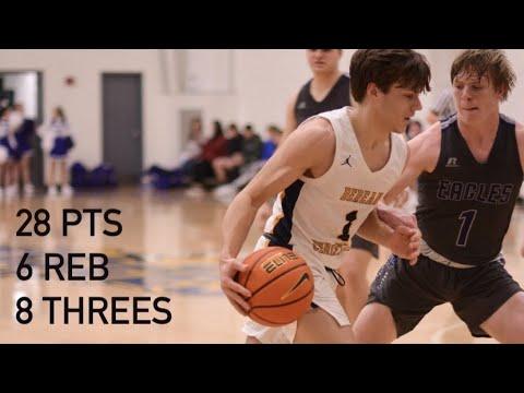 Video of Noah Siegfried 28 points (22 points in first half)