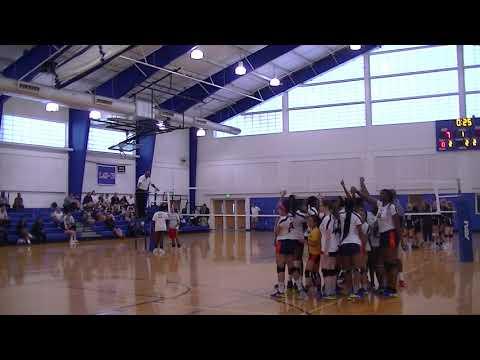 Video of Poly's first game of the season. Won in 3. London is jersey #1.