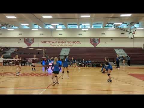 Video of Gia Kashyap's volleyball video clip from JV 2023