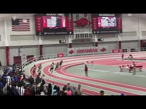 Video of Back to back indoor 400m champion. 47.8 second fastest time in the nation c/o 2024