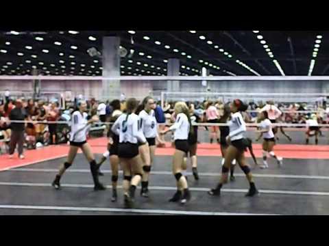 Video of Highlights from AAU's July 2015- #8 white Middle Hitter