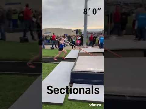 Video of sectionals pole vaulting