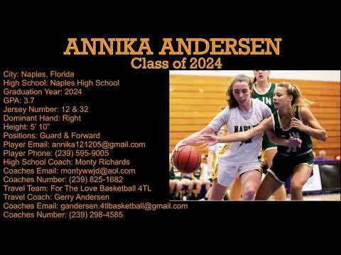 Video of Annika Andersen Highlight 2022