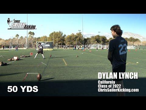 Video of Dylan Lynch 2022 Sailer Kicking Camp