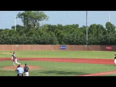 Video of Double against one of the fastest Pitchers in the Tournament - throwing high 80s low 90s. Had 2 of our teams 4 hits this game