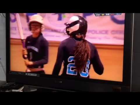 Video of Kamryn Kanae hits a Double and advances to 3rd