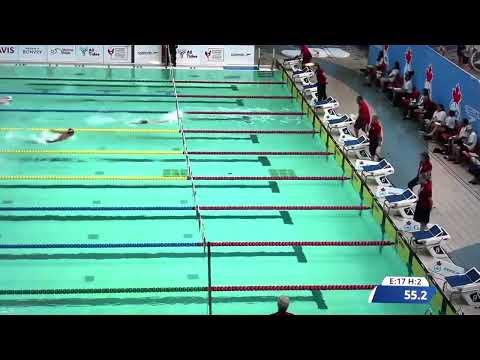 Video of  Canadian Junior & Senior Championships (200 LCM Fly - 2nd- Paul Orogo)