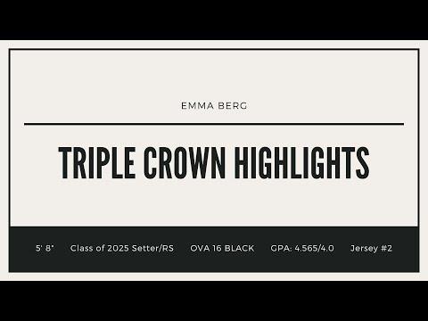 Video of Triple Crown Highlights/ 16U