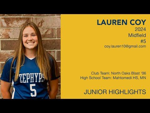 Video of Lauren Coy 2022 High School Film