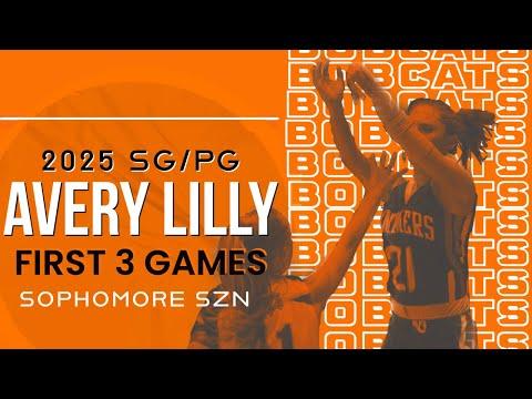 Video of 2022-2023 Season First 3 Games | #21 Avery Lilly Summers Co. Lady Bobcats
