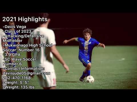 Video of Davis Vega 2021 Highlights. Class of 2023 Attacking Midfielder, from Mukwonago High School/SC Wave