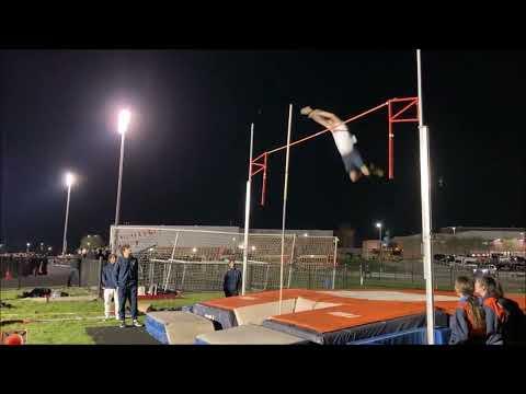 Video of Evan Lagana PRs 13'6", 13.8" and 14'.2" (April 12 & 19, 2024)