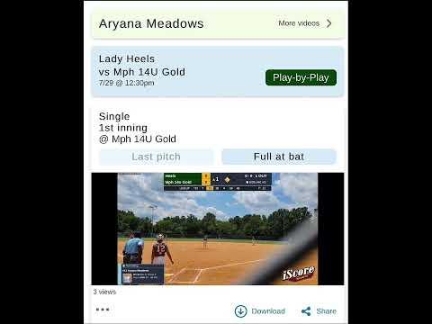 Video of   Aryana Meadows Single Hit