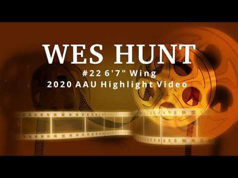 Video of Wes Hunt 2020 AAU Basketball highlight video