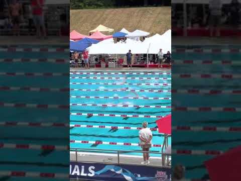 Video of 200 Back LCM Sectionals 2022