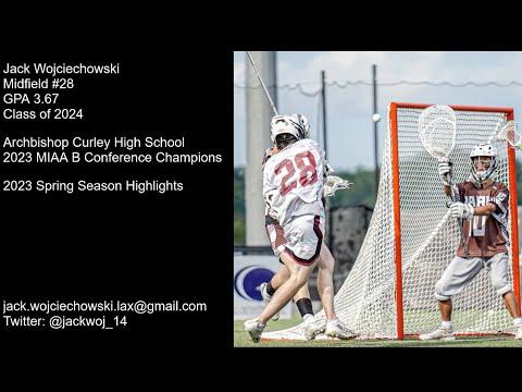 Video of Jack Wojciechowski (Class of 2024) 2023 Spring Highlights