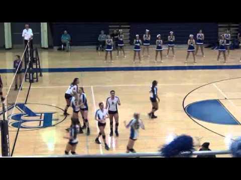 Video of GHS playoffs, middle back #4, set 3