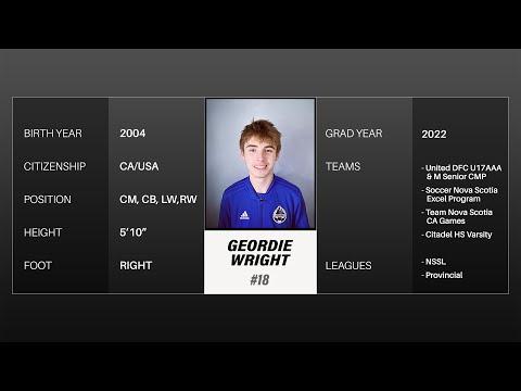 Video of Geordie Wright's 2021 Highlight Reel