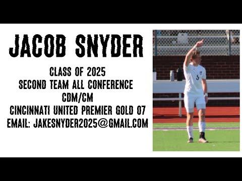 Video of Jake Snyder Sophomore Year High School Soccer Highlight Video 