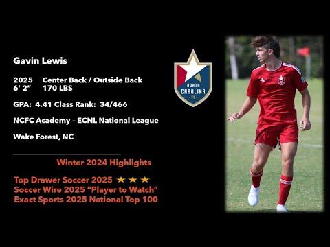 Video of Gavin Lewis Winter 2024 Highlights