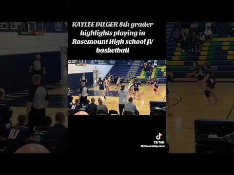 Video of Kaylee Dilger class of 2028 playing on Rosemount highschool JV team