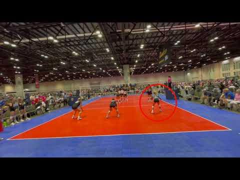 Video of Carter Thomason 2024 DS/Libero #24 AAU Nationals Highlights 2021